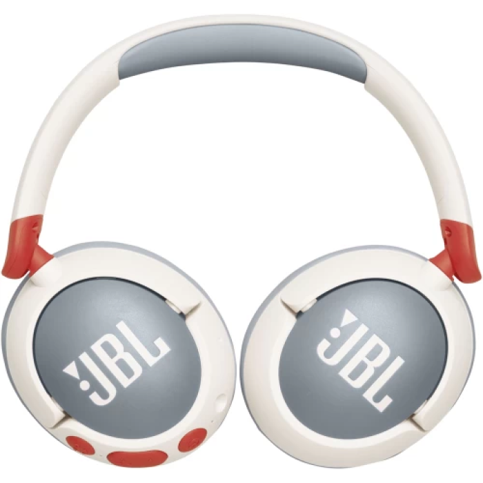 Навушники бездротові JBL JR 470NC, White, Bluetooth, мікрофон, акумулятор, дитячі (JBLJR470NCWHT)