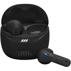Навушники бездротові JBL Tune Flex 2, Black, Bluetooth, мікрофон, акумулятор 55 mAh, чохол з функцією зарядки, технологія "JBL Pure Bass Sound" (JBLTFLEX2BLK)