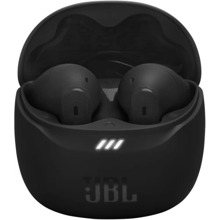 Навушники бездротові JBL Tune Flex 2, Black, Bluetooth, мікрофон, акумулятор 55 mAh, чохол з функцією зарядки, технологія "JBL Pure Bass Sound" (JBLTFLEX2BLK)