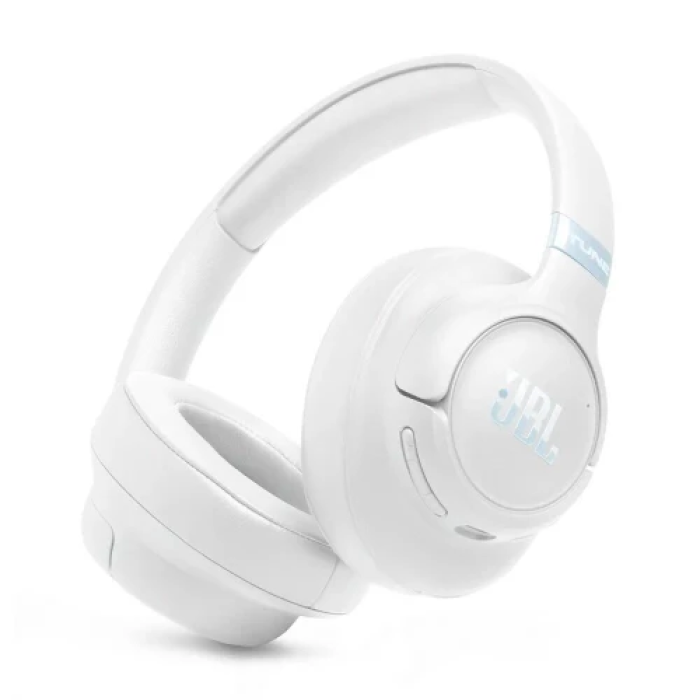 Навушники бездротові JBL Tune 780NC, White, Bluetooth, мікрофон, акумулятор 690 mAh, технологія "Pure Bass", кнопки на чашках навушників, швидка зарядка (JBLT780NCWHT)
