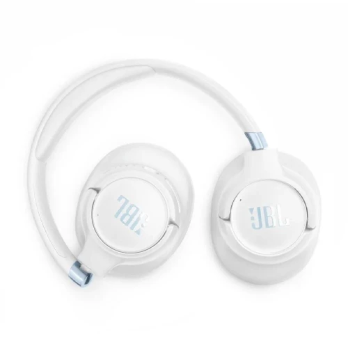 Навушники бездротові JBL Tune 780NC, White, Bluetooth, мікрофон, акумулятор 690 mAh, технологія "Pure Bass", кнопки на чашках навушників, швидка зарядка (JBLT780NCWHT)