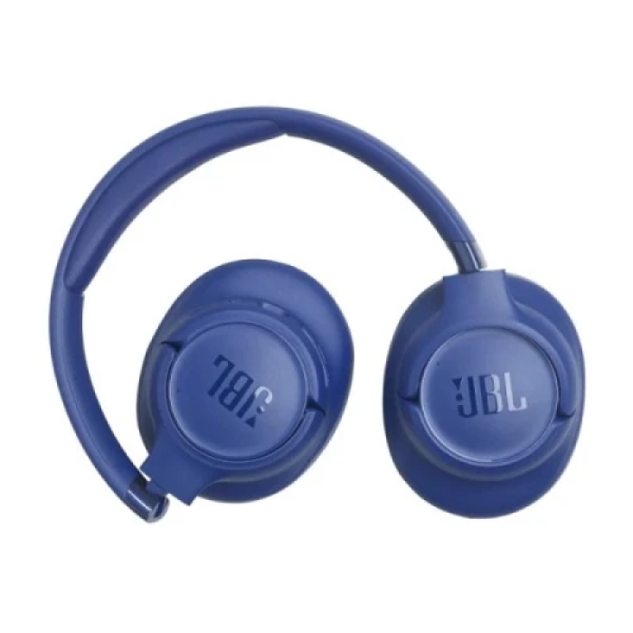 Навушники бездротові JBL Tune 780NC, Blue, Bluetooth, Mini jack 3.5 мм, USB-C, мікрофон, ANC, 32 Ом, 98 дБ, 690 мА·год, час роботи до 76 год, радіус дії до 10 м, кабель 1.2 м (JBLT780NCBLU)
