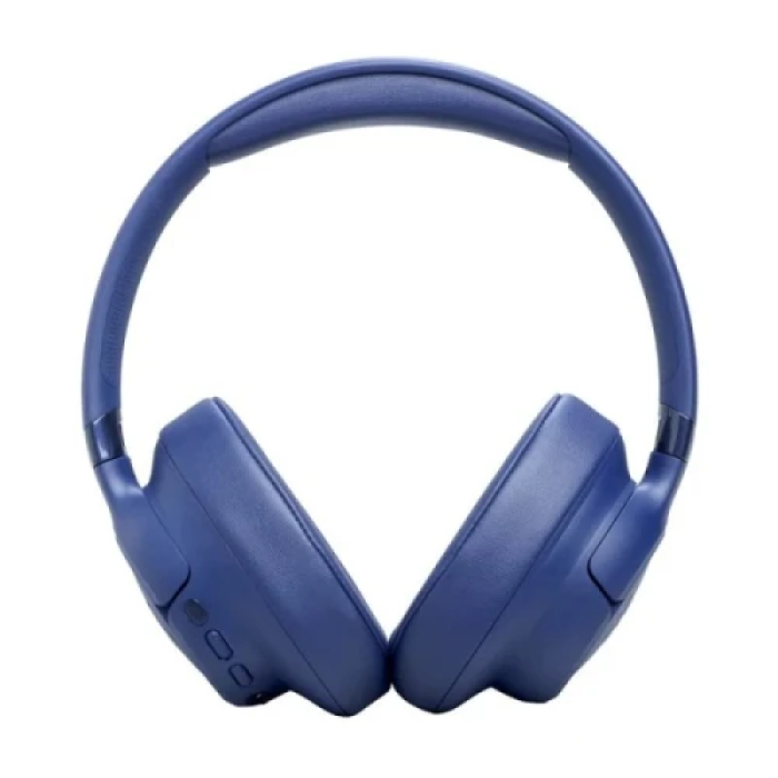 Навушники бездротові JBL Tune 780NC, Blue, Bluetooth, Mini jack 3.5 мм, USB-C, мікрофон, ANC, 32 Ом, 98 дБ, 690 мА·год, час роботи до 76 год, радіус дії до 10 м, кабель 1.2 м (JBLT780NCBLU)