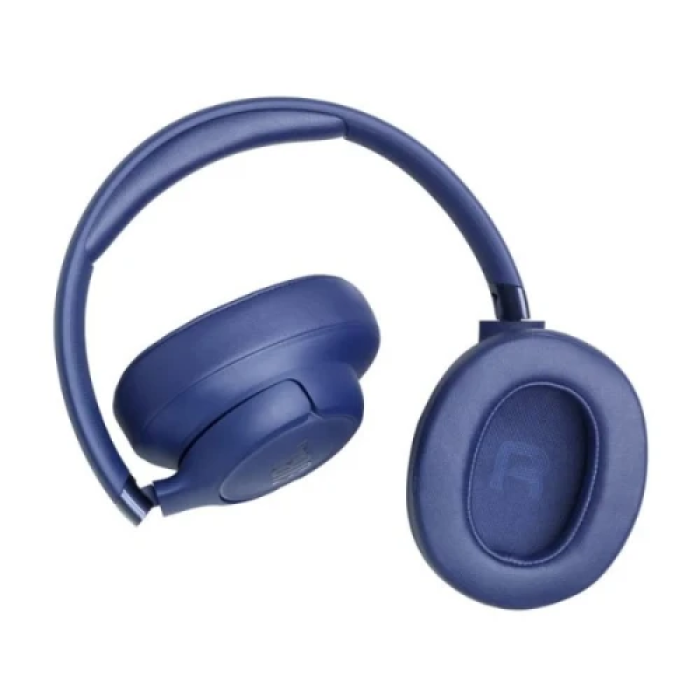 Навушники бездротові JBL Tune 780NC, Blue, Bluetooth, Mini jack 3.5 мм, USB-C, мікрофон, ANC, 32 Ом, 98 дБ, 690 мА·год, час роботи до 76 год, радіус дії до 10 м, кабель 1.2 м (JBLT780NCBLU)