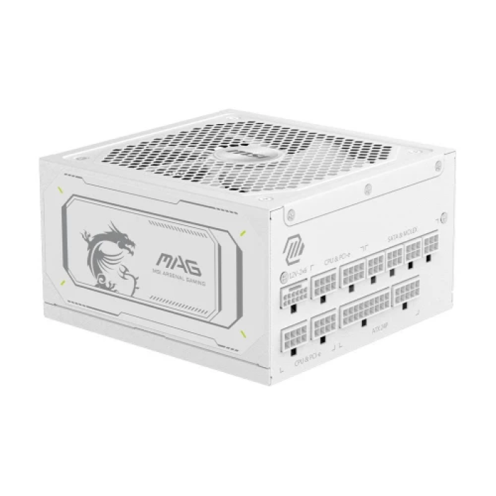 Модульний блок живлення MSI MAG A1000GL PCIE5 White на 1000 Вт