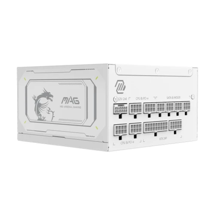 Модульний блок живлення MSI MAG A1000GL PCIE5 White на 1000 Вт