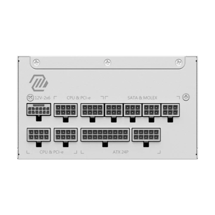 Модульний блок живлення MSI MAG A1000GL PCIE5 White на 1000 Вт