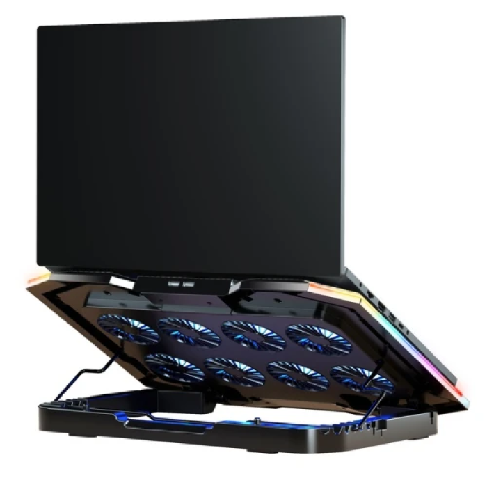 Підставка GamePro CP870 для ноутбуків до 21" з RGB-підсвічуванням