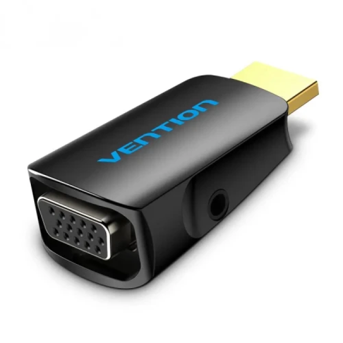 Перехідник HDMI на VGA Vention з аудіороз’ємом 3,5 мм