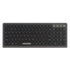 Бездротова клавіатура (компактна клавіатура) Maxxter KBW-C02B-UA Black/Grey, 98 клавіш