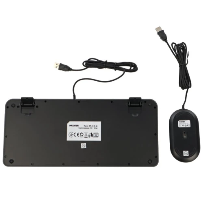 Комплект клавіатури та миші Maxxter KMS-CM-05-UA