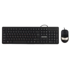 Комплект клавіатура і миша (дротовий набір) Maxxter KMS-CM-03-UA Black USB