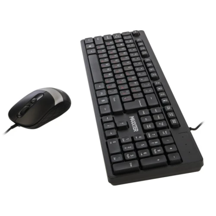 Комплект клавіатури та миші Maxxter KMS-CM-03-UA Black USB