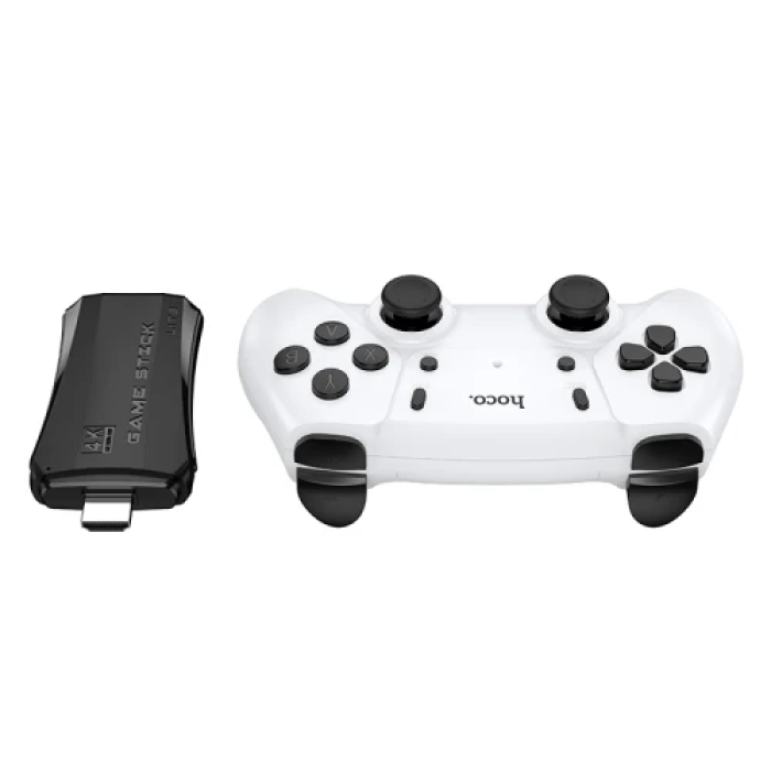Ігрова приставка Hoco GA31 "Game Stick", Black, 20 000 ігор, два бездротові джойстики, HDMI, емулятор (PS1, MAME, Dendy, SEGA, SNES, Atari, GB, GBC, GBA)