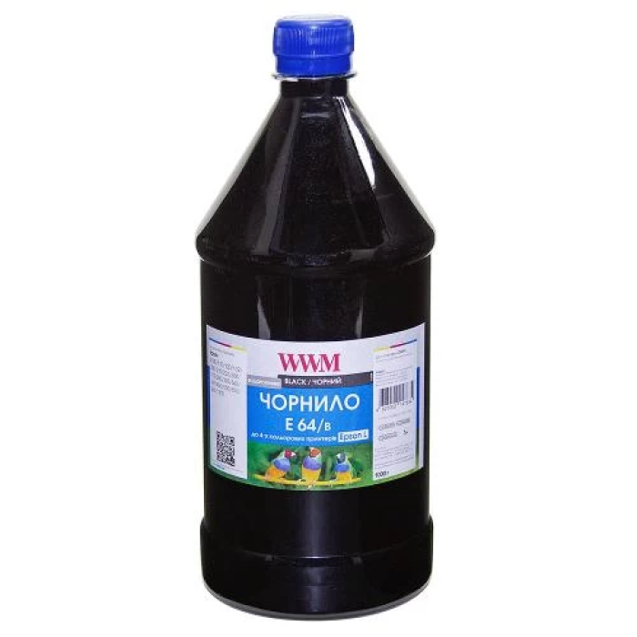 Чорне водорозчинне чорнило WWM Epson 664, 1000 мл