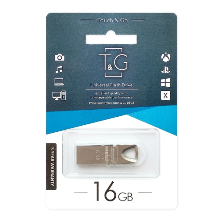 USB-флешка T&G Metal TG117 на 16 ГБ