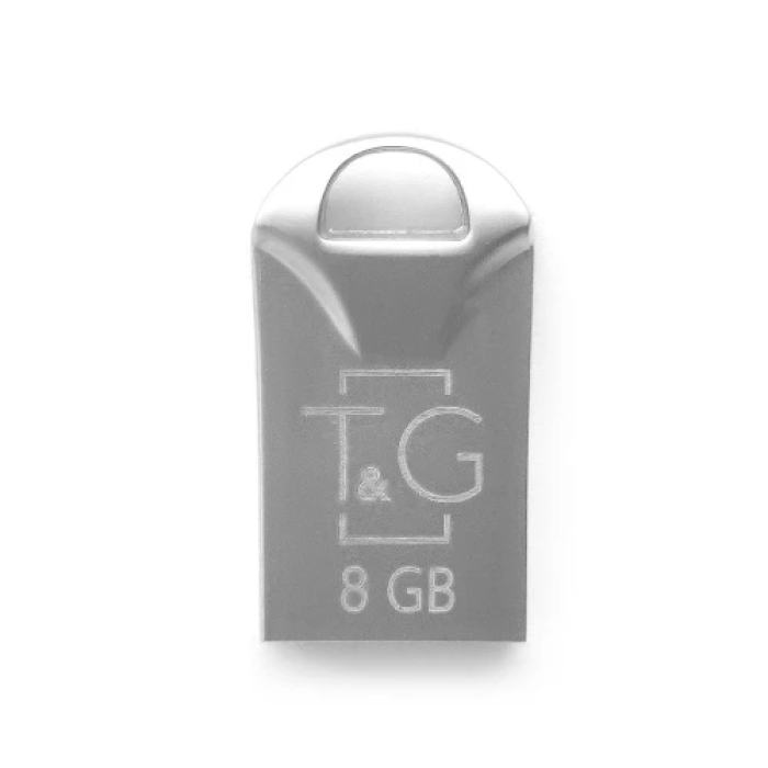 Флеш накопичувач USB 8Gb T&G Metal TG106, Silver, USB 2.0 (TG106-8G)