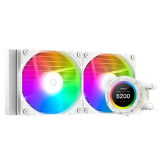 Система рідинного охолодження (водяне охолодження) ID-Cooling Space LCD SL240 XE White, дисплей 2,1″