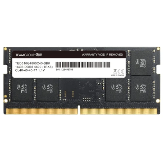 Оперативна пам’ять Team DDR5 SO-DIMM 16 ГБ 4800 МГц