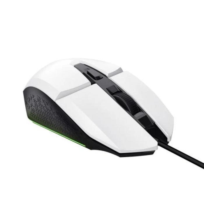 Ігрова миша Trust GXT 109 FELOX White з RGB-підсвічуванням
