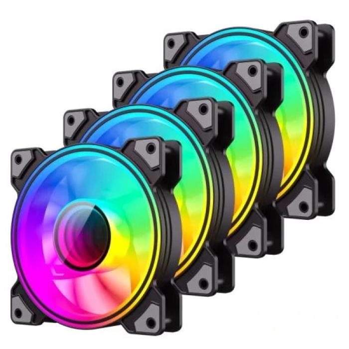 Комплект вентиляторів GameMax DRH400 для корпусу з RGB