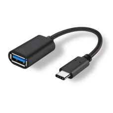 Перехідник USB Type-C (адаптер) Atcom 11310, 10 см, чорний