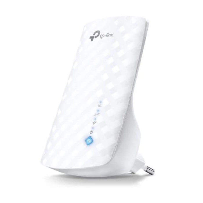 Точка доступу-підсилювач TP-LINK RE190, White, 2.4GHz (до 300 Мбіт/с) / 5GHz (до 433 Мбіт/с), 3 внутрішні антени