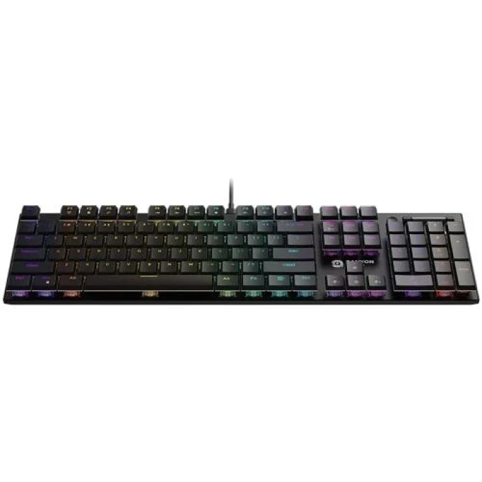 Клавіатура Canyon GK-55 "Cometstrike", Black, USB, механічна (MX Red), 105 кнопок, 18 типів підсвічування, 1.8 м (CND-SKB55-US)