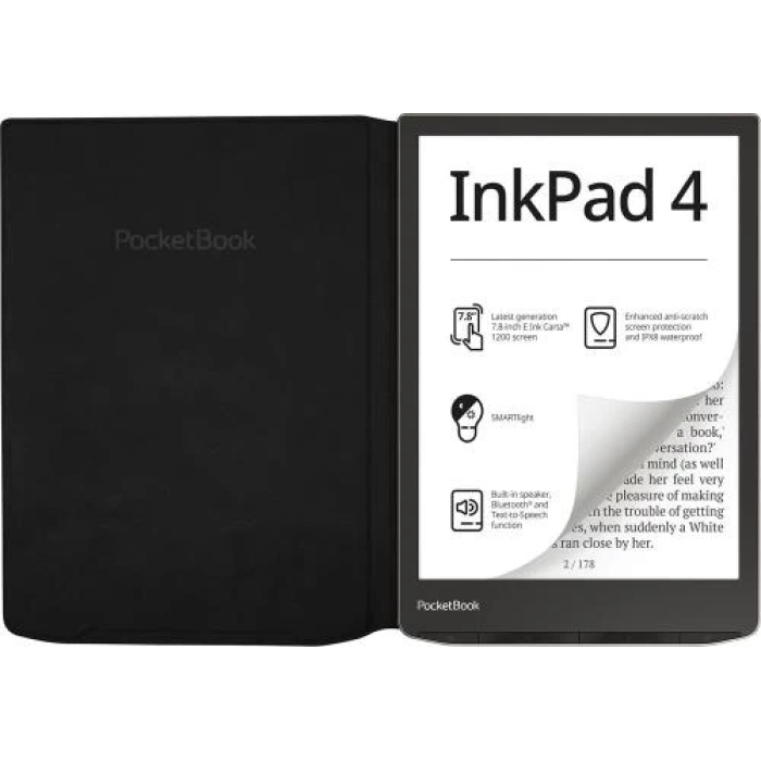 Чорна обкладинка Flip для електронних книг PocketBook 743