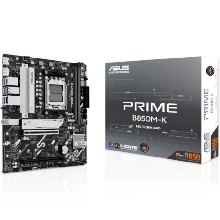 Материнська плата Asus PRIME B850M-K для компактного ПК на AM5