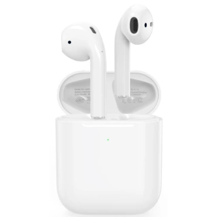Навушники бездротові XO T2 Pods, White, Bluetooth, мікрофон, 32 Ом, 90 дБ, 250 mAh, радіус дії до 10 м, час роботи до 4 год
