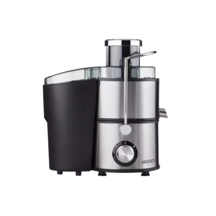 Соковитискач Ardesto JEG-1000, Black/Silver, 1000W, відцентровий, 2 режими, ємність для соку 500 мл, резервуар для макухи 1.5 л, захист від перегріву