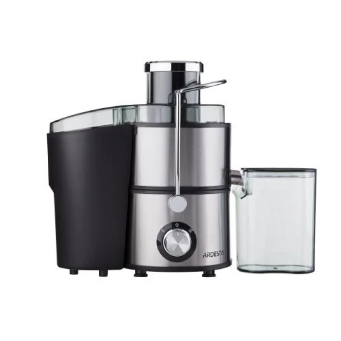 Соковитискач Ardesto JEG-1000, Black/Silver, 1000W, відцентровий, 2 режими, ємність для соку 500 мл, резервуар для макухи 1.5 л, захист від перегріву