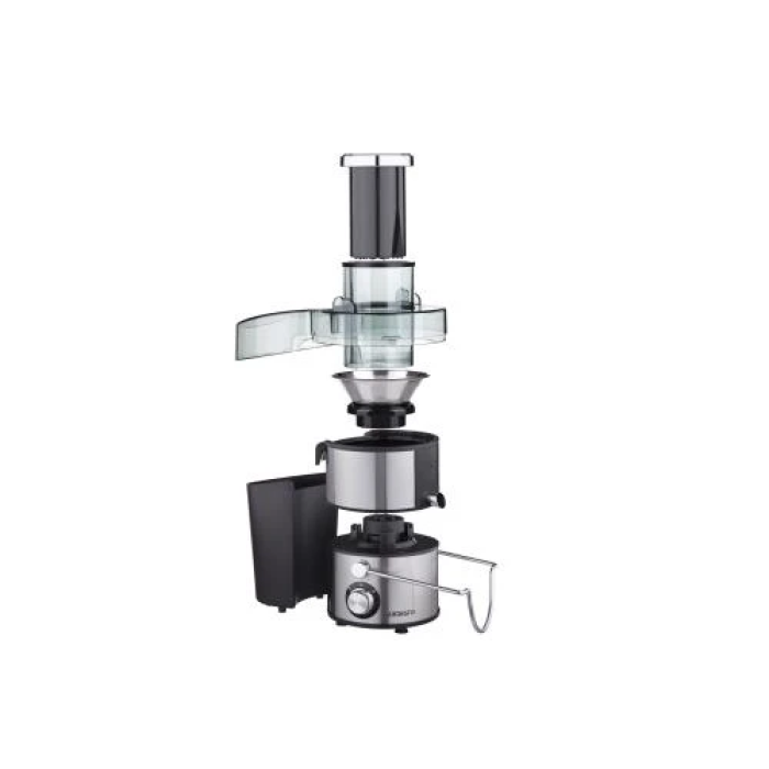 Соковитискач Ardesto JEG-1000, Black/Silver, 1000W, відцентровий, 2 режими, ємність для соку 500 мл, резервуар для макухи 1.5 л, захист від перегріву