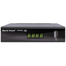 TV-тюнер (цифровий ресивер) World Vision Т644D5 FM DVB-T2/T/C, Black