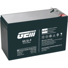 Акумулятор для ДБЖ (акумуляторна батарея) GEM Battery GS 12-9 12 В, 9 А·год