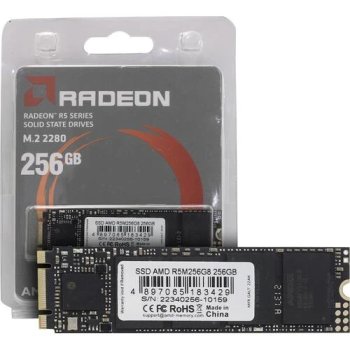 SSD AMD R3 256 ГБ із інтерфейсом NVMe