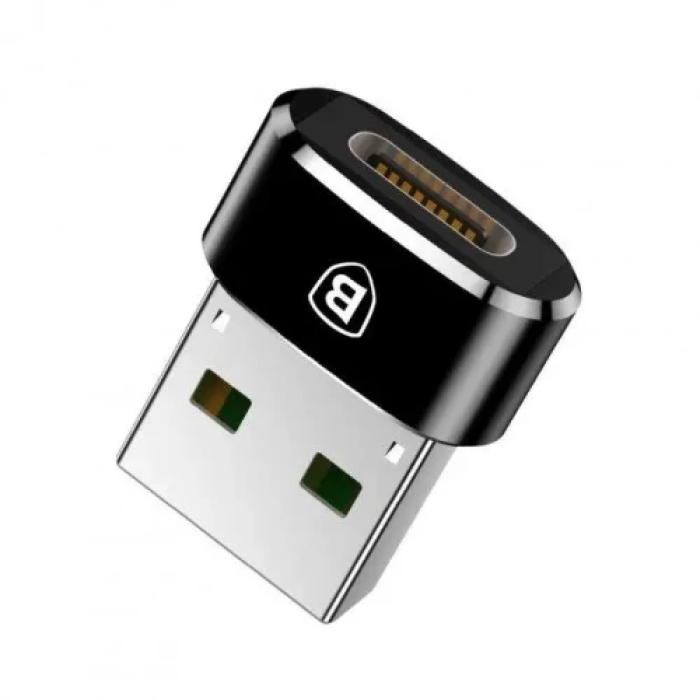 Перехідник Baseus Type-C — USB 2.0 чорний