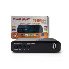 TV-тюнер (телевізійний приймач) World Vision T645D3+ DVB-T2/T/C, FM