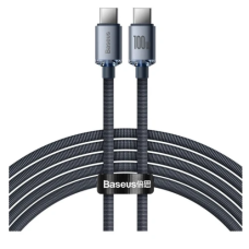 Кабель USB Type-C – USB Type-C (дріт Type-C) Baseus Crystal Shine 2 м, 100 Вт