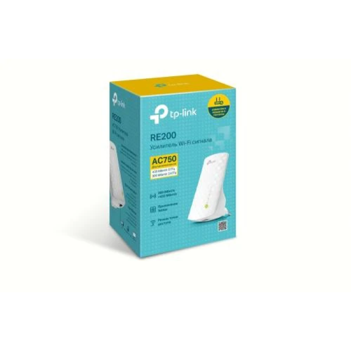 Точка доступу TP-Link RE200 AC750 для розширення Wi‑Fi покриття