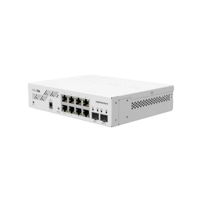 Комутатор MikroTik CSS610-8G-2S+IN, White, 2xSFP+, 8xGLan, IP20, 200х167х46 мм