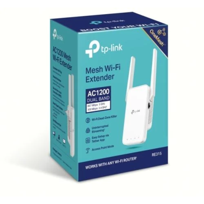 Підсилювач Wi-Fi сигналу TP-Link RE315, Wi-Fi 5