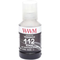 Чорнило для принтера (пігментне) WWM Epson 112, Black, 140 мл
