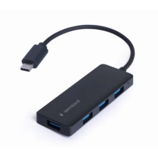 Хаб USB (USB-розгалужувач) Gembird UHB-CM-U3P4-02 чорний, 4×USB 3.1