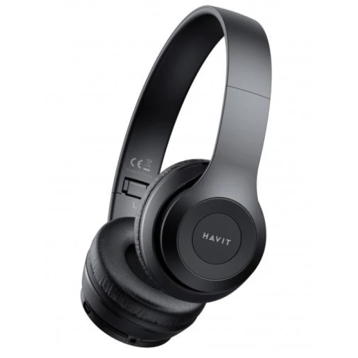 Навушники Havit HV-H632BT, Black, Bluetooth, динаміки 40 мм, до 5 год (6950676204568)