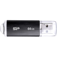 USB-флешка (флеш-накопичувач) Silicon Power Ultima U02 64 ГБ, чорна
