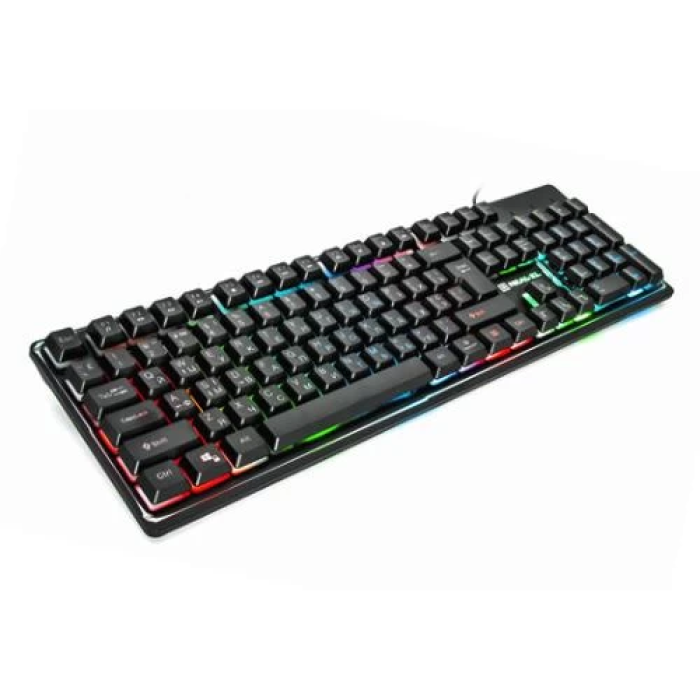 Клавіатура REAL-EL Comfort 7011 Backlit, Black, USB, мембранна, підсвічування клавіш з регулюванням рівня яскравості, 105 кнопок