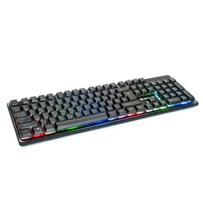Клавіатура REAL-EL Comfort 7011 Backlit, Black, USB, мембранна, підсвічування клавіш з регулюванням рівня яскравості, 105 кнопок
