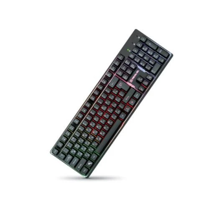 Клавіатура REAL-EL Comfort 7011 Backlit, Black, USB, мембранна, підсвічування клавіш з регулюванням рівня яскравості, 105 кнопок